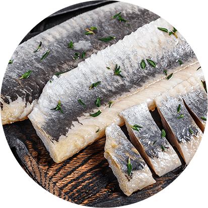 Herring mit essentiellen Fettsäuren