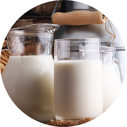 Protein- und nährstoffreiche Milch